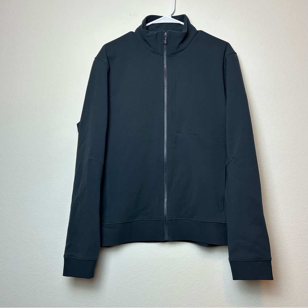 Lululemon Jacket Mens Large Gray Sojourn Full Zip Track Active Athleisure Preppy
